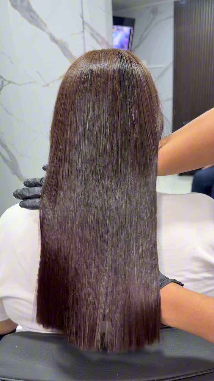 Cabello después del tratamiento capilar